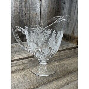 Vintage Fostoria glass creamer